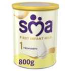 SMA PRO First Baby Milk Formula From Birth 800g
