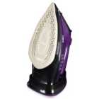 Tower T22008 CeraGlide 2-in-1 Cord and Cordless 2400W Steam Iron - Purple/Black