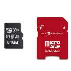 MyMemory PLUS 64GB microSD Card (SDXC) 4K A1 UHS-1 V30 U3 + Adapter - 100MB/s