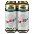 San Miguel Premium Lager Beer 4 x 440ml