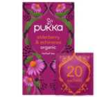 Pukka Elderberry & Echinacea, Organic Herbal Fruit Tea, 20 Sachets 40g