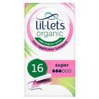Lil-Lets Organic Non-Applicator Super 16 per pack