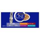Purina One Mini Fillets Mixed Selection in Gravy Wet Cat Food 40 x 85g