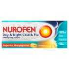 Nurofen Day & Night Cold & Flu Relief Tablets, each
