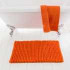 Pebble Burnt Orange Bath Mat