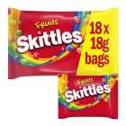 Skittles Vegan Chewy Sweets Fruit Flavoured Funsize Bags Multipack 18x18g 324g