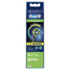 Oral B Crossaction Toothbrush Heads Black 4 per pack