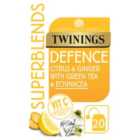 Twinings Superblends Defence with Citrus, Ginger & Green Tea 20 per pack