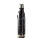 Morrisons 500 ml Black Marble Stainless Steel Vacuum Bottle