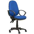 Kirby KR041 Jumbo Operator Chair with Arms - Blue