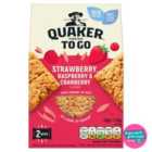 Quaker Porridge to Go Mixed Berries Breakfast Bars 2 x 55g