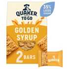 Quaker Porridge to Go Golden Syrup Breakfast Bars 2 x 55g