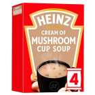 Heinz Cream of Mushroom Cup Soup 4 x 17.5g