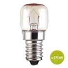 Small Screw Incandescent 15W Fridge Light Bulb