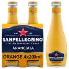 San Pellegrino Classic Taste Orange Glass 4 x 200ml