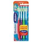 Wisdom Xtra Clean Medium Toothbrushes 4 per pack