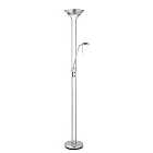 Vogue Rome Father And Child Floor Lamp Satin Nickel