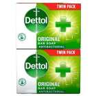 Dettol Original Antibacterial Hand Soap Bar 2 Pack 2 x 100g