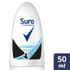 Sure Invisible Roll On Clear Aqua 50ml