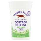 Longley Farm Virtually Fat Free Cottage Cheese Chives 250g