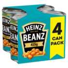 Heinz Baked Beans in a Rich Tomato Sauce 4 x 415g