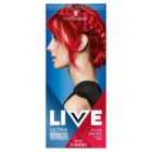 Schwarzkopf LIVE Ultra Brights Semi-Permanent Red Hair Dye Pillar Box Red