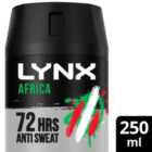 Lynx Africa Anti Perspirant Deodorant 250ml