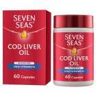 Seven Seas Cod Liver Oil High Strength Gelatine Free Omega-3 60 Caps 60 per pack
