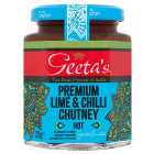 Geeta's Lime & Chilli Chutney Hot 230g