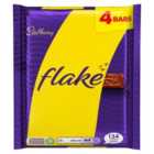 Cadbury Flake Chocolate Bar 4 Pack Multipack 102g