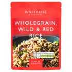 Waitrose Wholegrain, Wild & Red Rice, 250g
