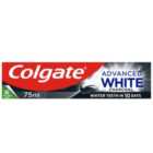 Colgate Advanced White Charcoal Whitening Toothpaste 75ml