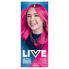 Schwarzkopf LIVE Ultra Brights Semi-Permanent Pink Hair Dye Shocking Pink