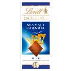 Lindt Excellence Caramel & Sea Salt Milk Chocolate Bar 100g