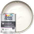 Dulux Trade Diamond Satinwood Paint - Pure Brilliant White - 1L