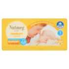 Nutmeg Newborn Nappies Size 1 50 per pack
