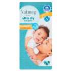 Nutmeg Ultra Dry Nappies Size 5 72 per pack