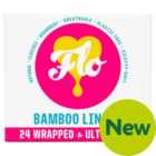 Flo Bamboo Liners 24 Wrapped Ultra - Thin 24 per pack