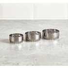 Morrisons Stainless Steel Reversible Round Cutters 3 per pack