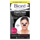 Biore Charcoal Pore Strips 6Pk 92ml