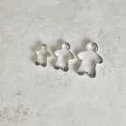 Morrisons Stainless Steel Gingerbread Cutters 3 per pack