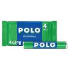 Polo Original Mint Tube Multipack 4 Pack 136g