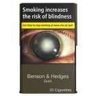 Benson & Hedges Gold Cigarettes 20 per pack