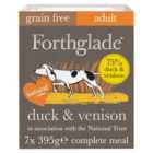 Forthglade Gourmet Duck & Venison with Green Beans & Apricot Wet Dog Food 395g