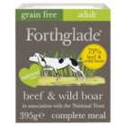 Forthglade Gourmet Beef & Wild Boar with Root Veg & Apple Wet Dog Food 395g