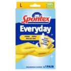 Spontex Everyday Protect Rubber Gloves Large 1pair