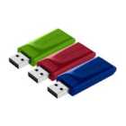 Verbatim 3 Pack 16GB USB Drives - Red/Blue/Green