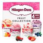 Haagen-Dazs Fruit Collection Ice Cream Mini Cups Ice Cream 4 x 95ml