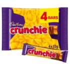 Cadbury Crunchie Chocolate Bar 4 Pack Multipack 128g