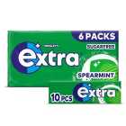Extra Spearmint Sugarfree Chewing Gum Multipack 6x10 Pieces 6 x 10 per pack